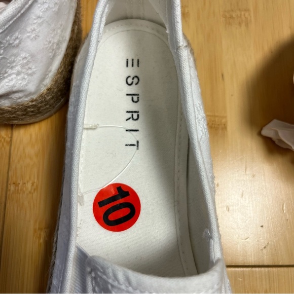 Esprit Nadine Classic Cream Beige Slip-On Shoes Espadrille Size 10 - Picture 7 of 9
